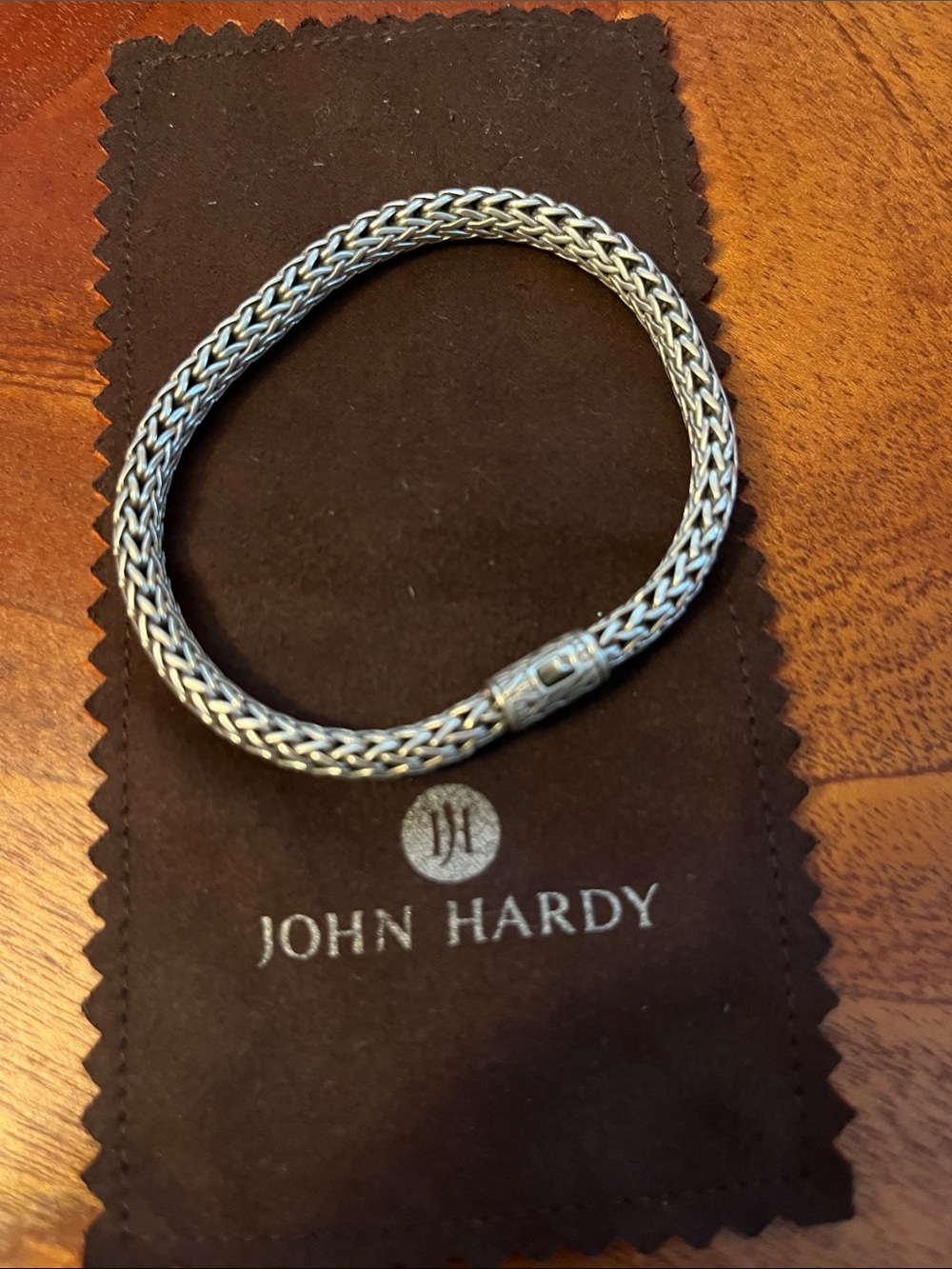 John Hardy “Icon” Sterling Silver Woven Chain Bracelet